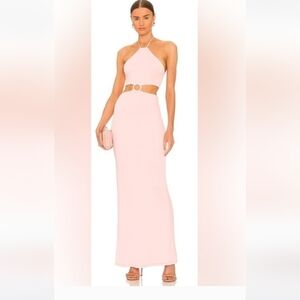Alice + Olivia Blush Maxi Dress
